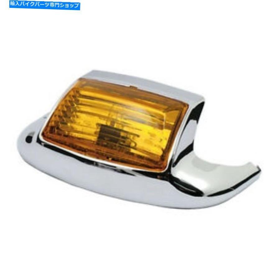 Front Fender 照明付きフロントフェンダーチップ、オレンジ、ハーレー - Davidson 00 - 13ツーリング Front FENDER Tip with Light, Orange, for Harl