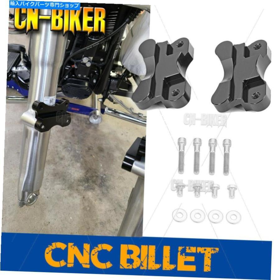 Front Fender HD SOFTAIL FLSTC FLSTN LIFT 21 \"ホイールフェンダー上昇リロケータアダプタブラケット For HD Softail FLSTC FLSTN Lift 21\" Wheel Fe