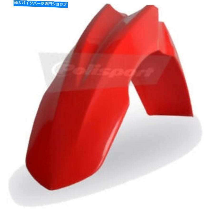 Front Fender フロントフェンダーレッドポリズポート8572700001 09-12ホンダCRF450R 10-13 CRF250R Front Fender Red Polisport 8572700001 For 09-12