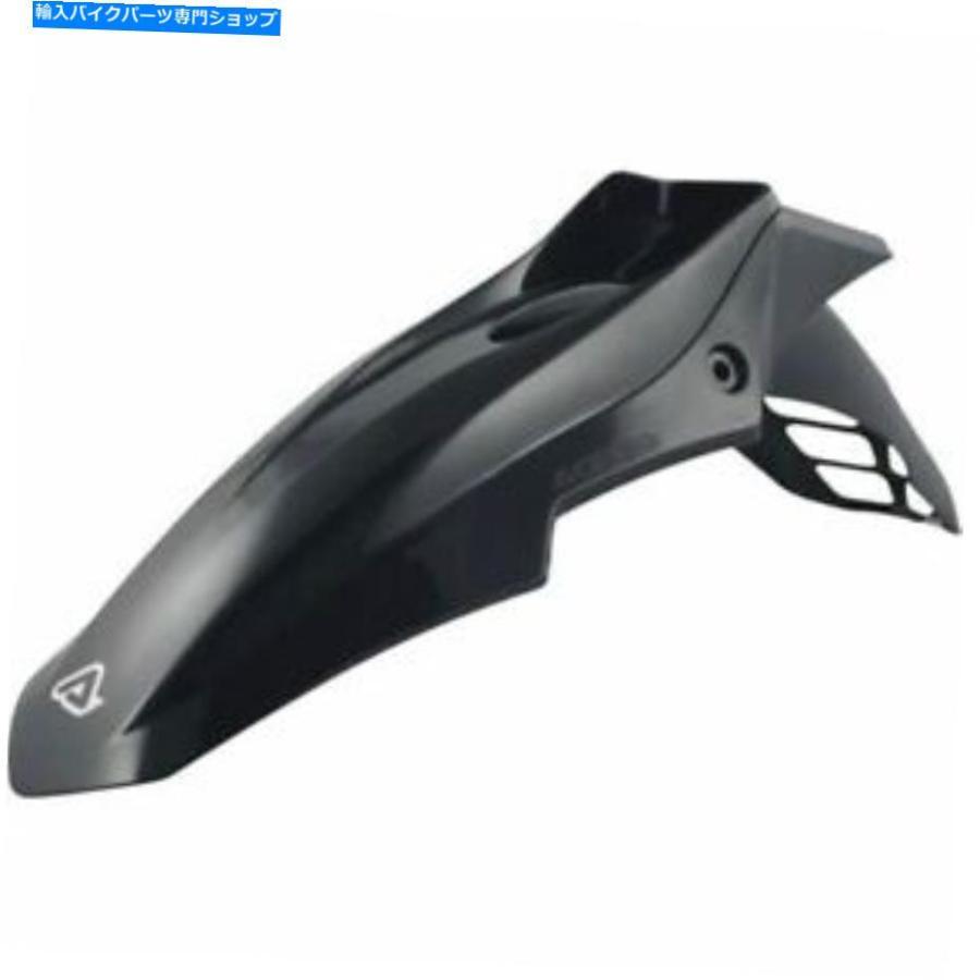 Front Fender ブラックアセルビスユニバーサルスーパーモトエボフロントフェンダー Black Acerbis Universal Supermoto EVO Front Fender