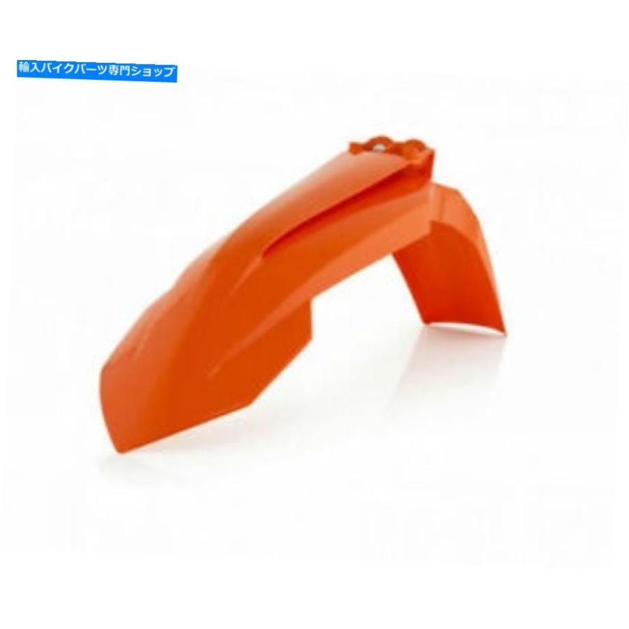 Front Fender Acerbis 2685945226フロントフェンダー、オレンジフィット85 SX 18 Acerbis 2685945226 Front Fender, Orange fits 85 SX 18