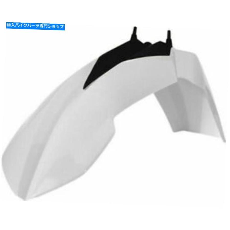 Front Fender Acerbis 2253000002フロントフェンダー、ホワイトはSX65 09-11を獲得します Acerbis 2253000002 Front Fender, White fits SX65 09-11