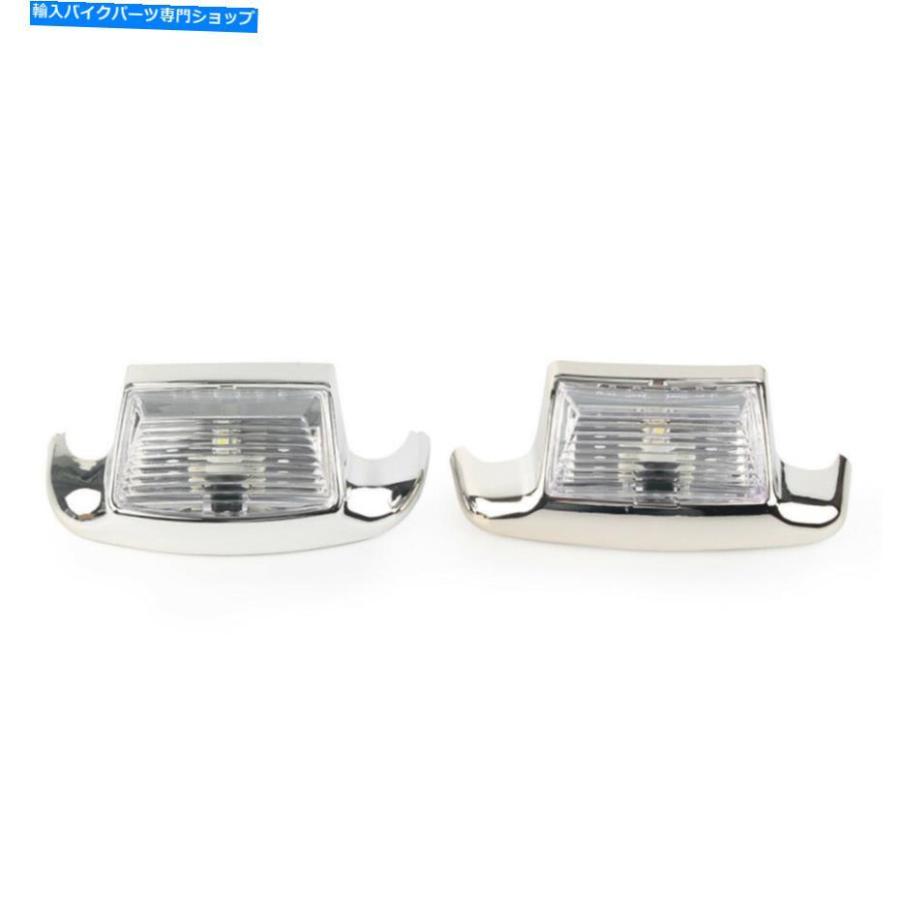 Front Fender フロント＆リアマッドガードトリムフェンダーチップLEDライトセットフィットハーレーFLHT FLT FLHS FLHR Front\u0026Rear Mudguard Trim Fend_2