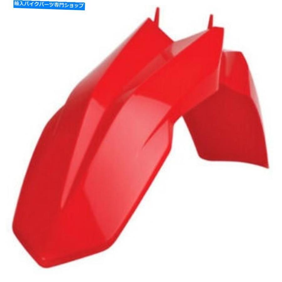Front Fender PolisportフロントフェンダーRed 8581300002フェンダー64-69110 993608 Polisport Front Fender Red 8581300002 Fender 64-69110 993608
