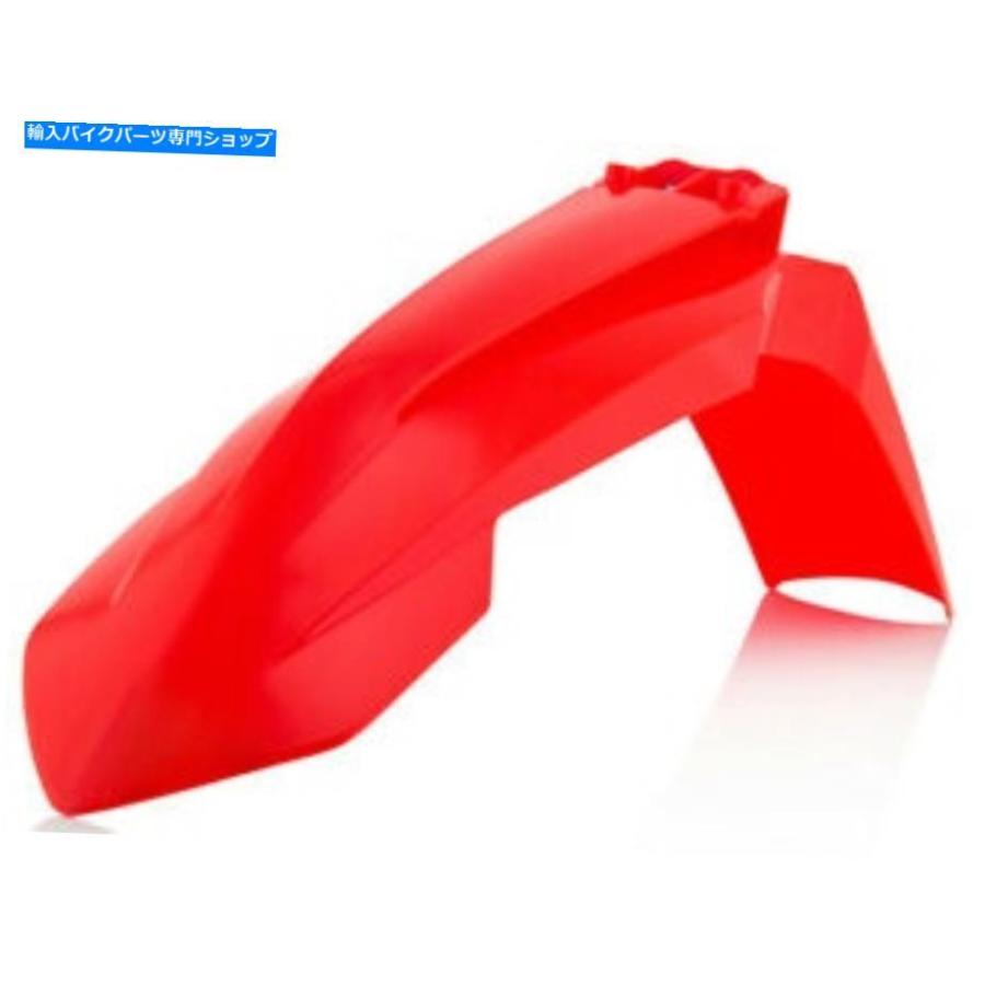 Front Fender Acerbis 2421114617フロントフェンダー蛍光オレンジ ACERBIS 2421114617 FRONT FENDER FLUORESCENT ORANGE
