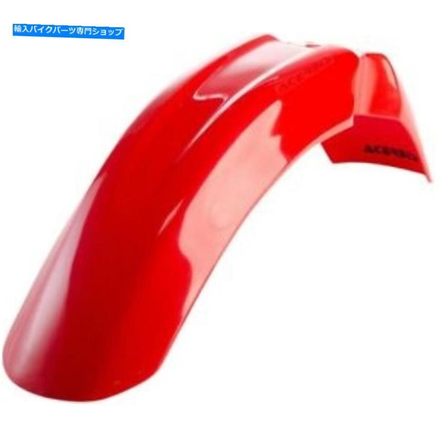 Front Fender 96-04ホンダXR250R XR400R用向こう正面どろ除け赤Acerbis 2040480229 Front Fender Red Acerbis 2040480229 For 96-04 Honda XR250R XR4