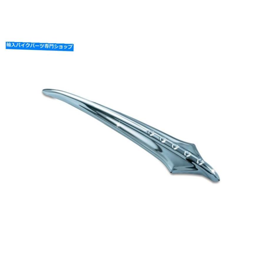 Front Fender クライャキンフロントフェンダースピアクローム7332 Kuryakyn Front Fender Spear Chrome 7332_1