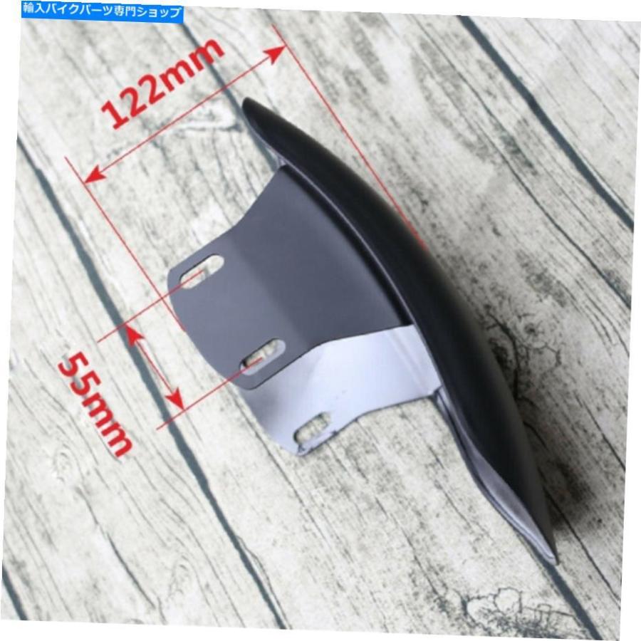 Front Fender カフェレーサーのバイク泥ガードのためのユニバーサルオートバイフロントフェンダーマッドガード Universal Motorcycle Front Fender Mu_1