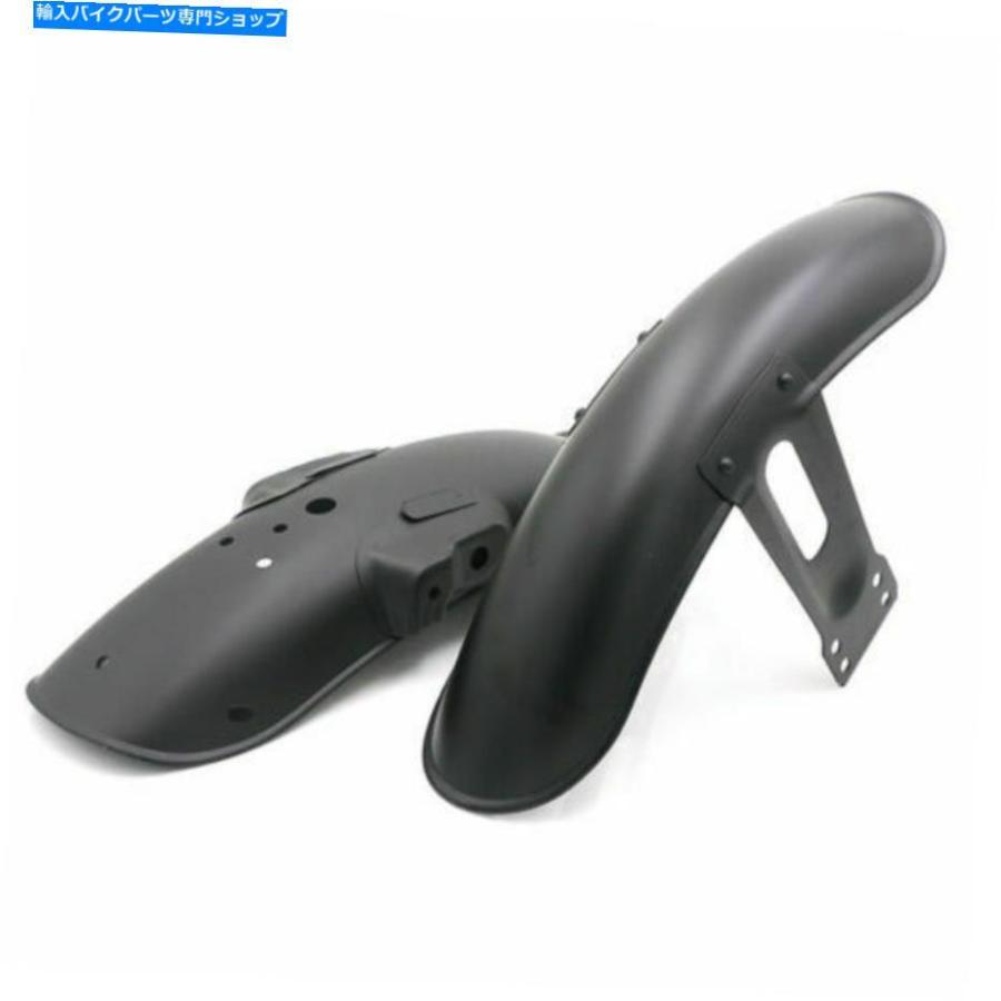 Front Fender CG125のためのユニバーサルオートバイレトロリア＆フロントフェンダーマッドガードカバープロテクター Universal Motorcycle Retro Rear