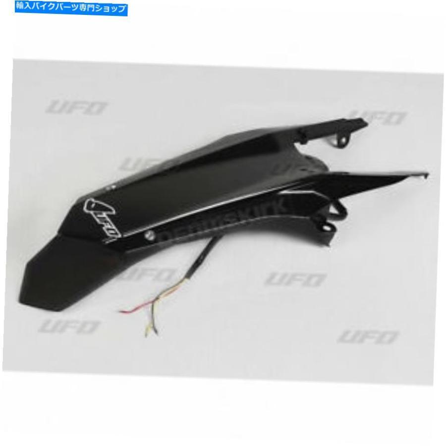 Rear Fender UFOブラックエンドゥーロリアフェンダーW / LEDともし火 - HU03362001 UFO Black Enduro Rear Fender w/LED Light - HU03362001 バイク-リアフェンダー-車、バイク、自転車