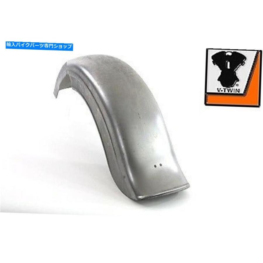 Rear Fender シリング張り後押しどろ除けw /左切り出し7-1 / 4 \"w x 5-1 / 2\""手ごわい生の仕上 BOBBED REAR FENDER W/ LEFT CUTOUT 7-1/4\"" W x 5-1/2\"" RIGID" 外装パーツ-車、バイク、自転車