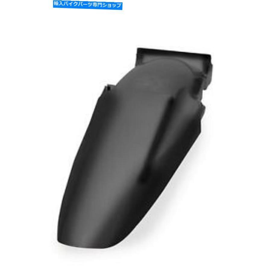Rear Fender Polisport 8567900007後押しどろ除け - 黒いこと Polisport 8567900007 Rear Fender - Black 外装パーツ-リアフェンダー
