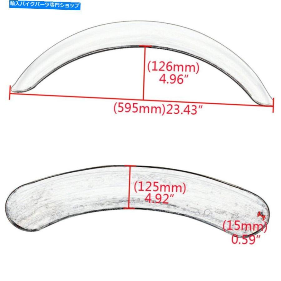 Rear Fender ハーレースポーツスターXLカフェレーサーボベルチョッパーのためのユニバーサルリアマッドギャードフェンダー Universal Rear Mudguard Fの画像