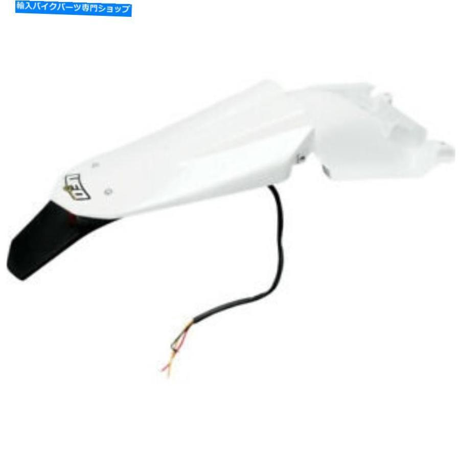 Rear Fender UFO Enduroリアフェンダー - W / Light - White | HU03333-041 UFO Enduro Rear Fender - W/Light - White | HU03333-041