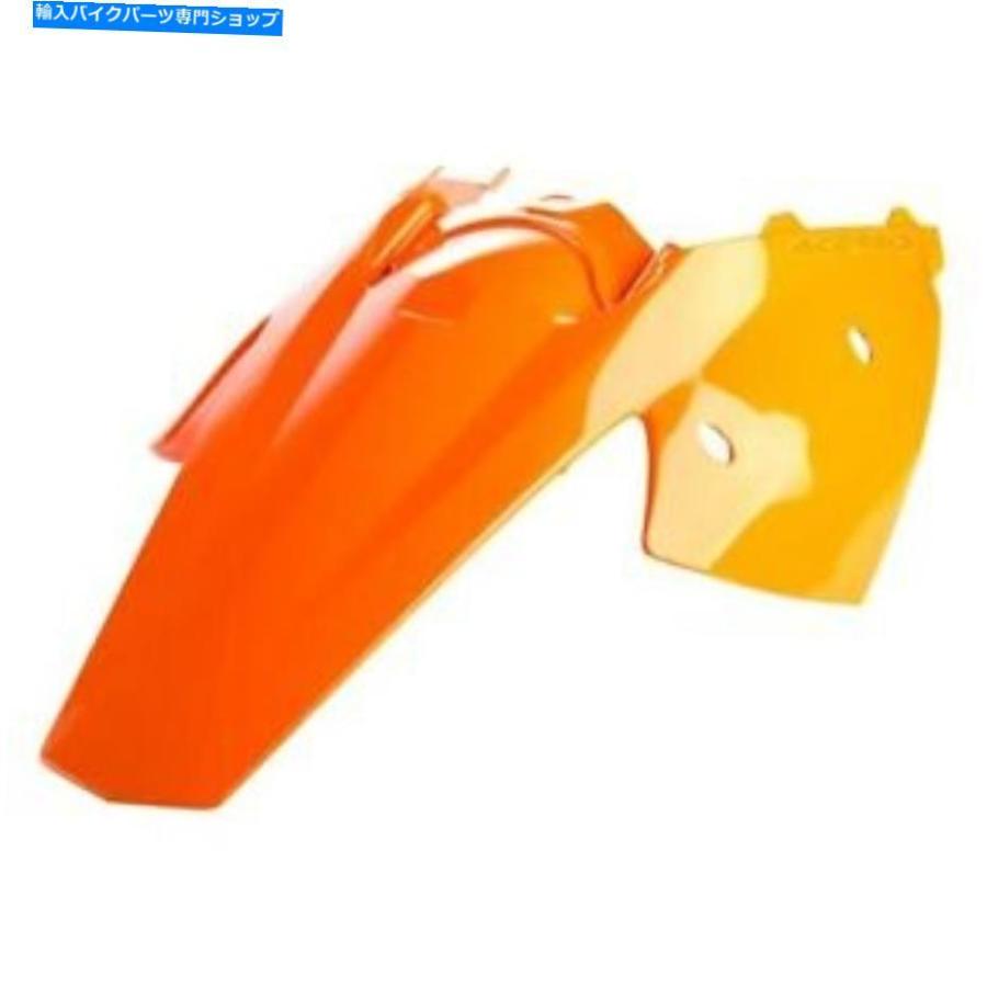 Rear Fender Acerbis - 2071120237 - 後押しどろ除け/サイドカウリング、オレンジ色 Acerbis - 2071120237 - Rear Fender/Side Cowling, Orange 車、バイク、自転車-リアフェンダー