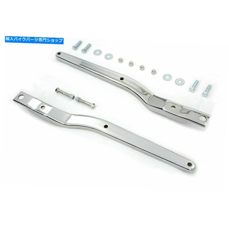 Rear Fender レプリカリアフェンダーストラットハーレーダビッドソンのV-TwinによるChrome Replica Rear Fender Strut Set Chrome for Harley Davidsoの画像