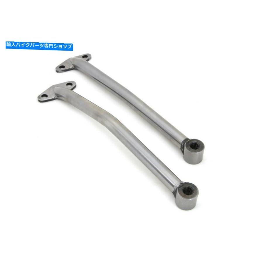 Rear Fender ハーレーチョッパーボバーカスタムの利益のraw 9-1 / 2 \"手ごわいうしろ側フェンダーブレースセット Rigid Rear Fender Brace Set Raw 9-1/2\"" for" 外装パーツ-リアフェンダー-バイク