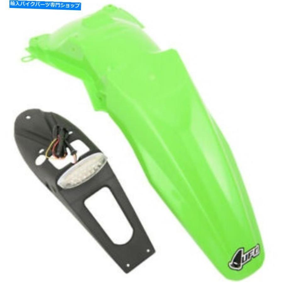 Rear Fender UFO Enduro後押しどろ除け - W / Light - Green - KLX450R | KA03791-026 UFO Enduro Rear Fender - W/Light - Green - KLX450R | KA0379 車、バイク、自転車-外装パーツ