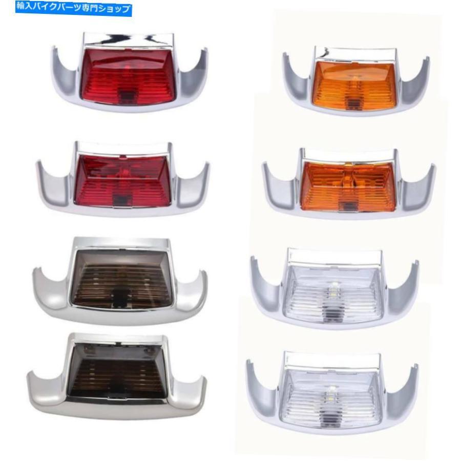 Rear Fender フロントリアフェンダーLEDチップライトMudguardトリムFlht Flhr Flstc Front Rear Fender LED Tip Light Mudguard Trim For Harley Tour