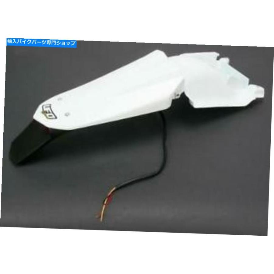 Rear Fender UFO可塑性物質ルーラル地域台パステル色のレアフェンダーhu0333-041 UFO Plastics Enduro Rear Fender with Light HU03333-041 外装パーツ-リアフェンダー