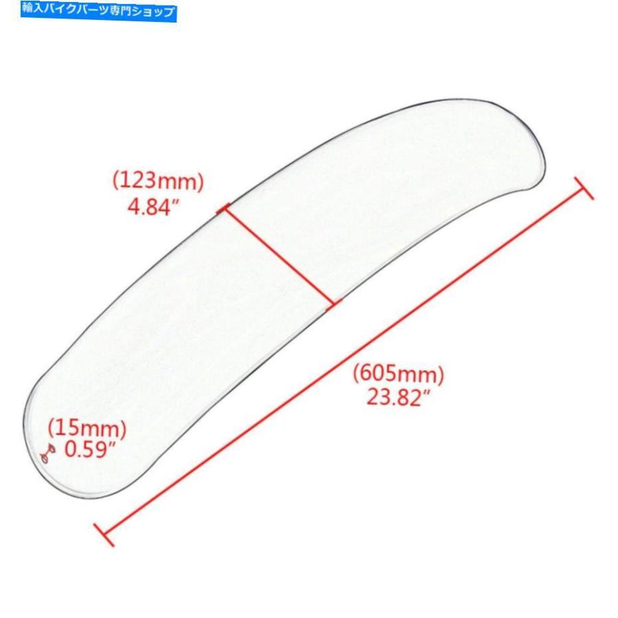 Rear Fender ハーレーボバーのためのマットブラックユニバーサルメタルオートバイリアフェンダーマッドガード Matte Black Universal Metal Motorcyclの画像