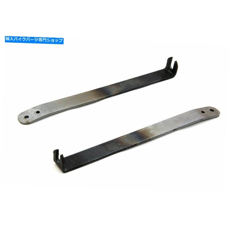 Rear Fender V-Twinによるハーレーダビッドソンの利益の堅牢さリアフェンダーブレースセット Rigid Rear Fender Brace Set Raw for Harley Davidson by 車、バイク、自転車-リアフェンダー