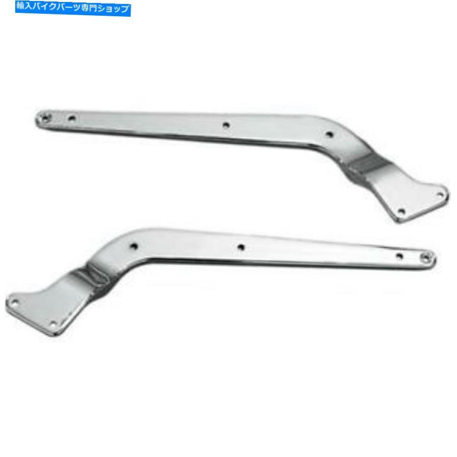 Rear Fender 86-99 Harley Suftail FXST Chromeリアフェンダーサポート
