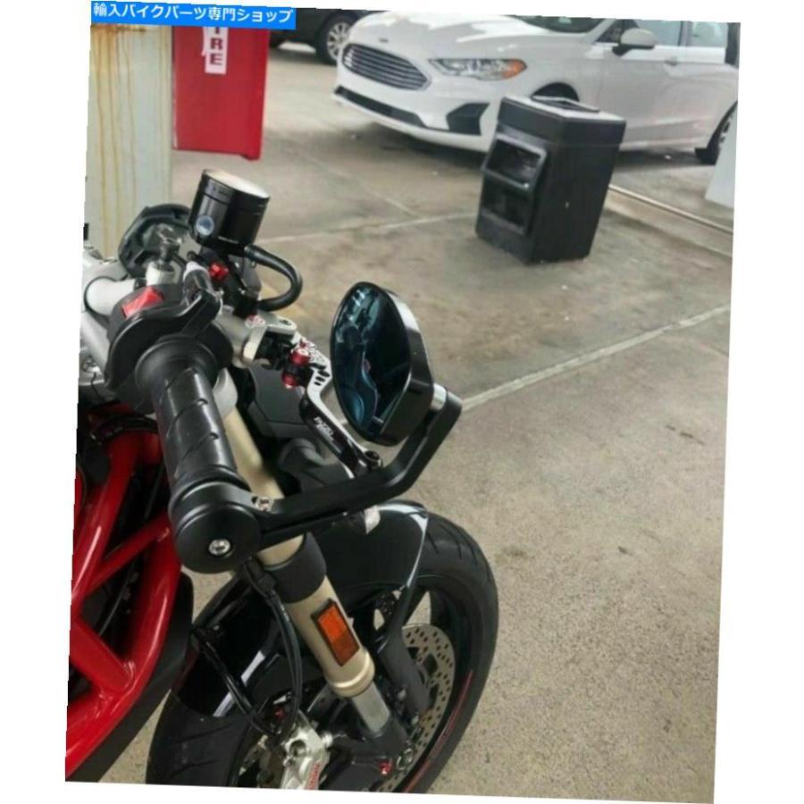 Mirror DUCATI MONSTER CNCバーエンドミラー対高品質ミラー696 796 821