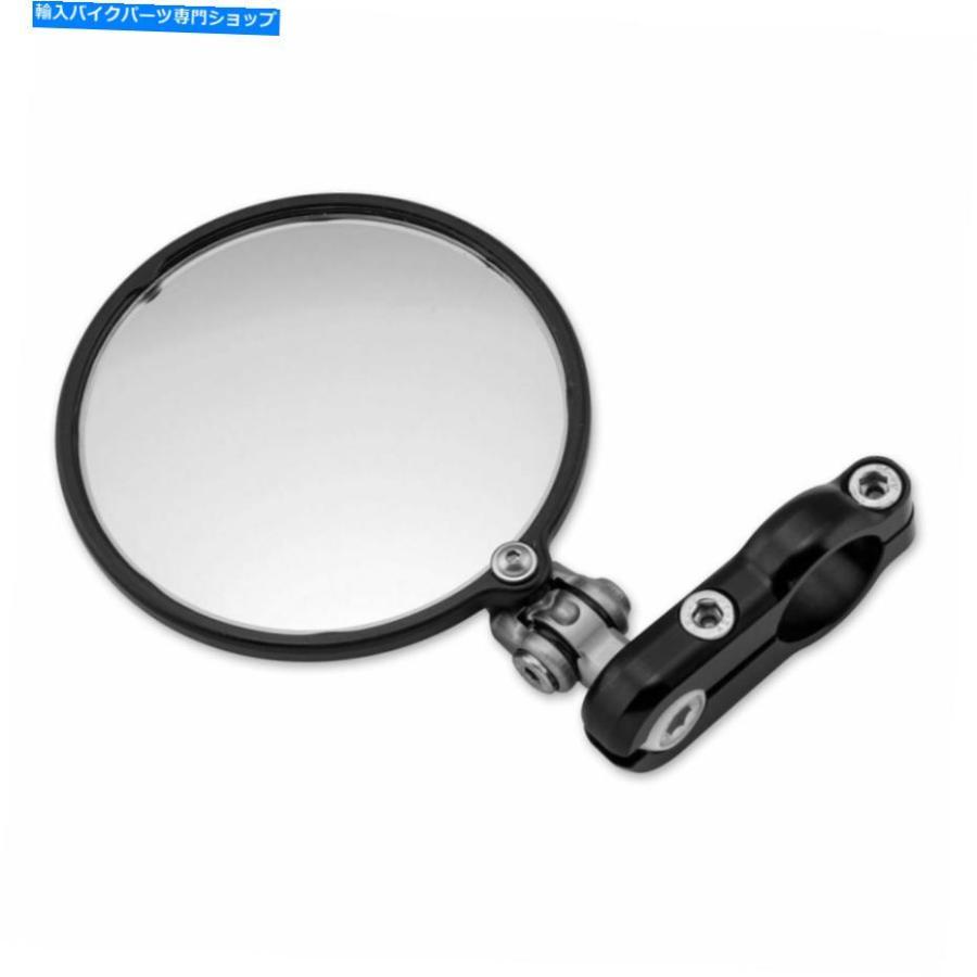 Mirror CRG Hindsight Lanesplitterバーエンドミラーブラック左サイド