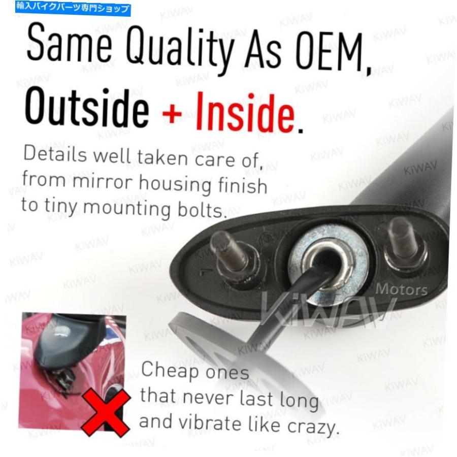 Mirror OEM品質の交換用ミラーは鈴木gsx-r600 '06-'10×10左手x1∈ OEM
