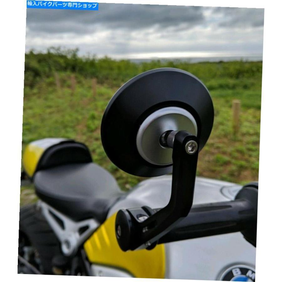 Mirror CNCバーエンドミラーR NINET R 9 T純正ペアHJR製品R9T CNC Bar