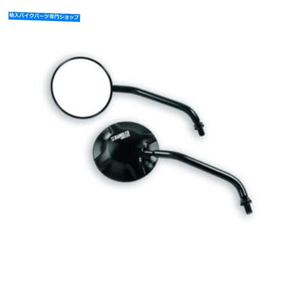 Mirror DUCATIミラーリアビューミラーブラックミルドスクランブラ新品 Ducati Mirror Rear View Mirror Black Milled Scrambler New