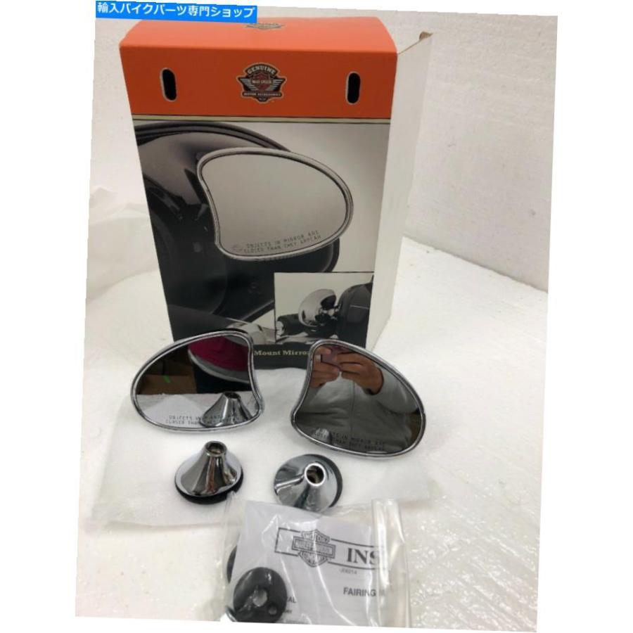 Mirror OEMハーリーダビッドソンクロームテーパーフェアリングマウントミラー56000098A OEM HARLEY DAVIDSON CHROME TAPERED FAIRING MOUNT MIRRORS 5