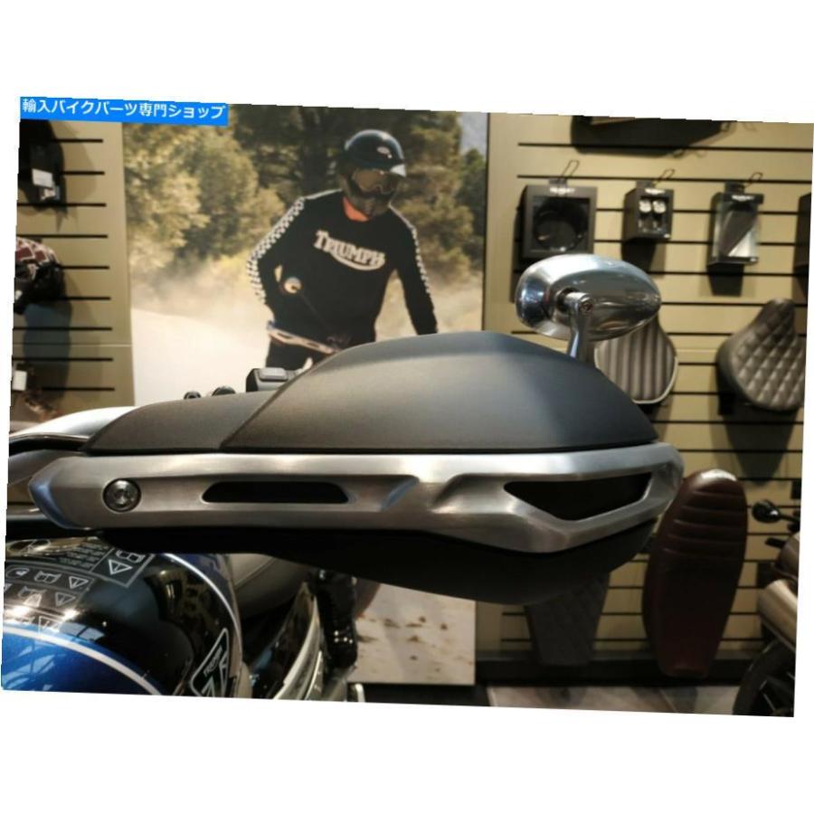 Mirror 本物の勝利スクランブラ1200 XEバーエンドミラーシルバー（ペア