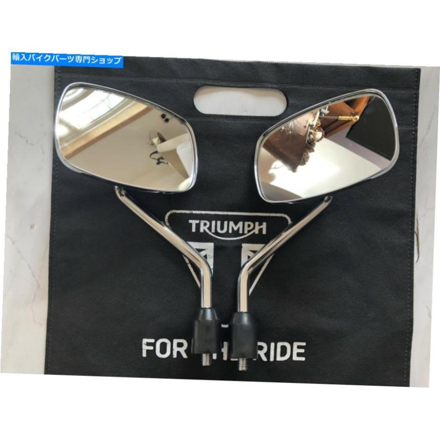 Mirror Triumph Thunderbird 900耳あたらしいChrome Mirrors T2300523 / T2300524綱わたり者 Triumph Thunderbird 900 New Chrome Mirrors T2300523/T2300524 Ad 車、バイク、自転車-フレーム-その他フレーム関連用品