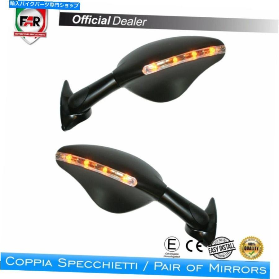 Mirror ミラーペアFAR 7392＆7393承認DUCATI 899 PAIIGALE 2014-2015