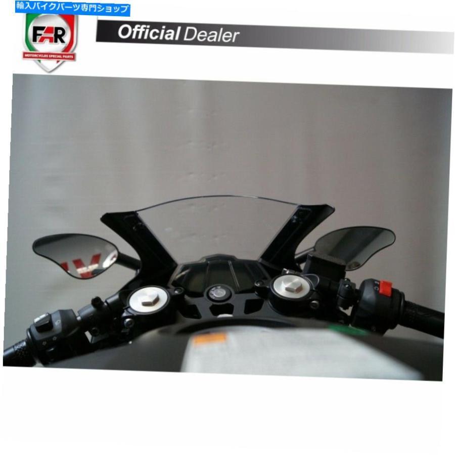 Mirror ミラーのオートバイFar 7037＆7038承認された黒いフェアリング