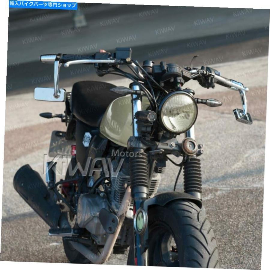 Mirror VAWIKバーエンドミラークラシッククローム+ヘビーバーエンドボルトオンM6用YAMAHA YZF R1 VAWiK Bar End Mirror CLASSIC Chrome + Heavy Bar E