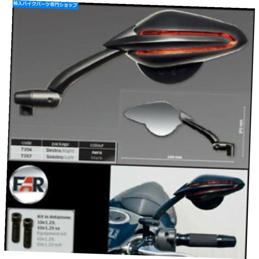 車のパーツ Mirror ミラーリアビューウィングミラーオートバイFAR 7356 7357