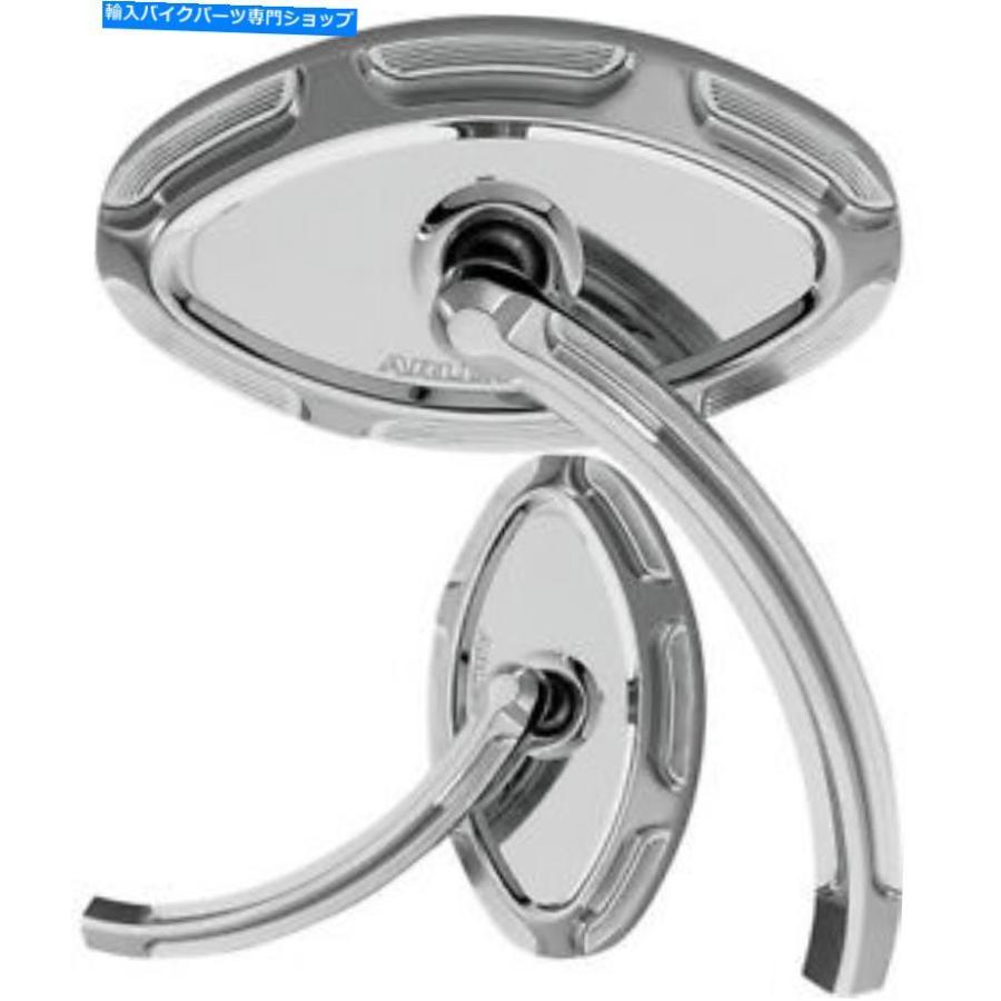 アレンネス(Arlen Ness)ミラー ハーレー用 Mirror Arlen Ness Chrome