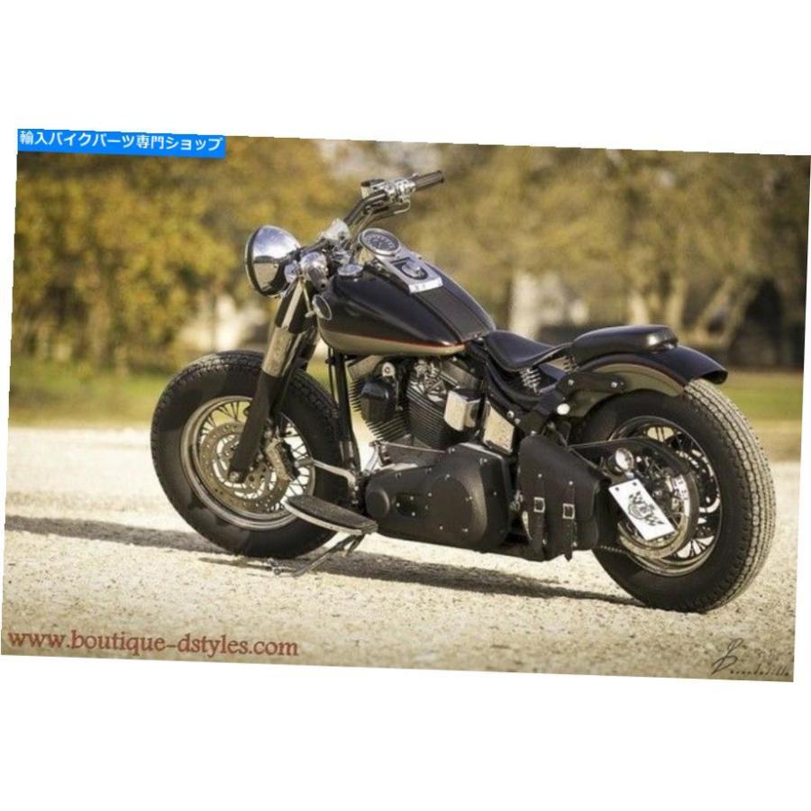 サイドバッグ サイドバック ハーレーソフト用ファットボーイブレイクアウト用