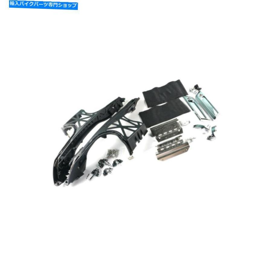 サイドバック ワンタッチ開口部サドルバッグラッチふたハードウェアカバーHingeキットハーレー One Touch Opening Saddlebag Latch Lids Hardware Cov