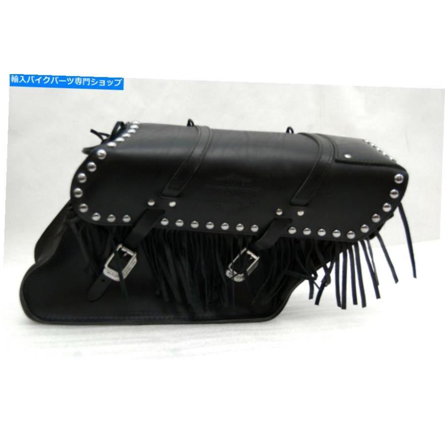 サイドバック ニューハーレーダビッドソンレザーサドルバッグ右側OBS