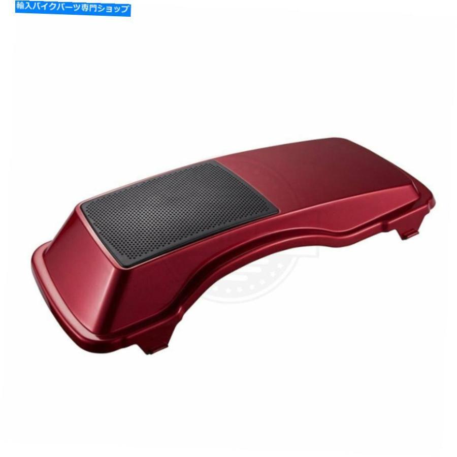 サイドバック エンバーレッドサングローサドルバッグスピーカーのふたフィットハーレーストリートロードエレクトラ93-13 Ember Red Sunglo Saddlebagsの画像