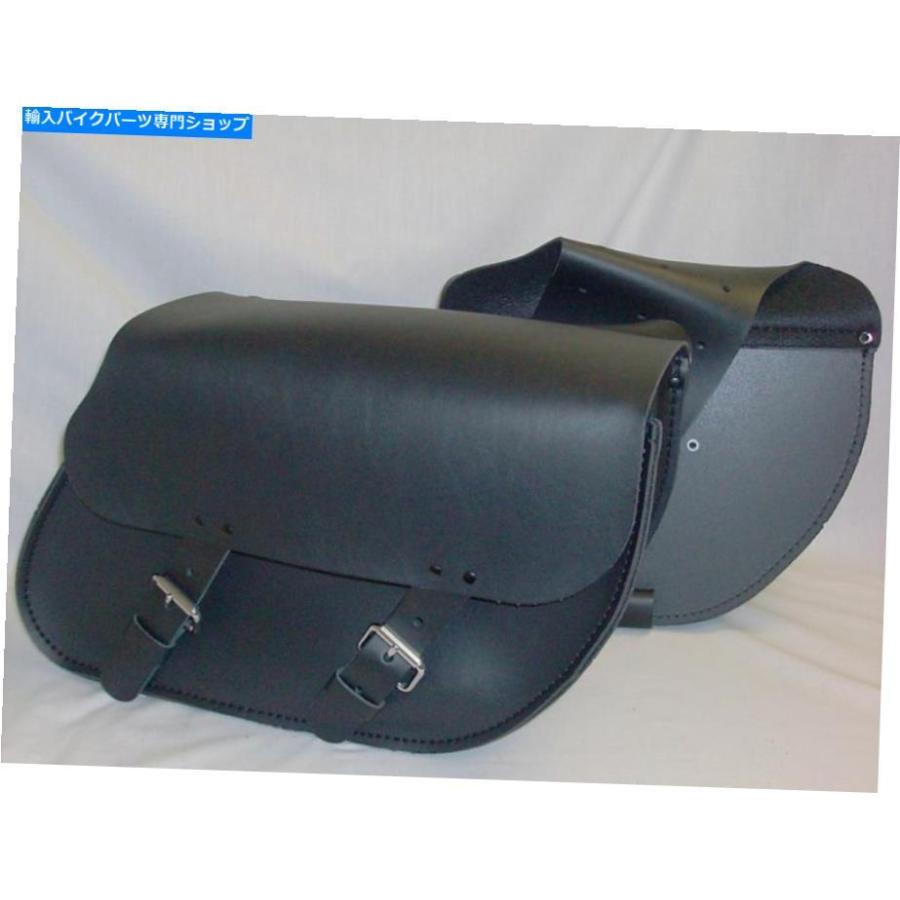 サイドバック 2010-2019ホンダブラック総合レザーサドルバッグ08L56-MFE-100A 2010-2019 HONDA BLACK SYNTHETIC LEATHER SADDLEBAGS 08L56-MFE-100Aの画像