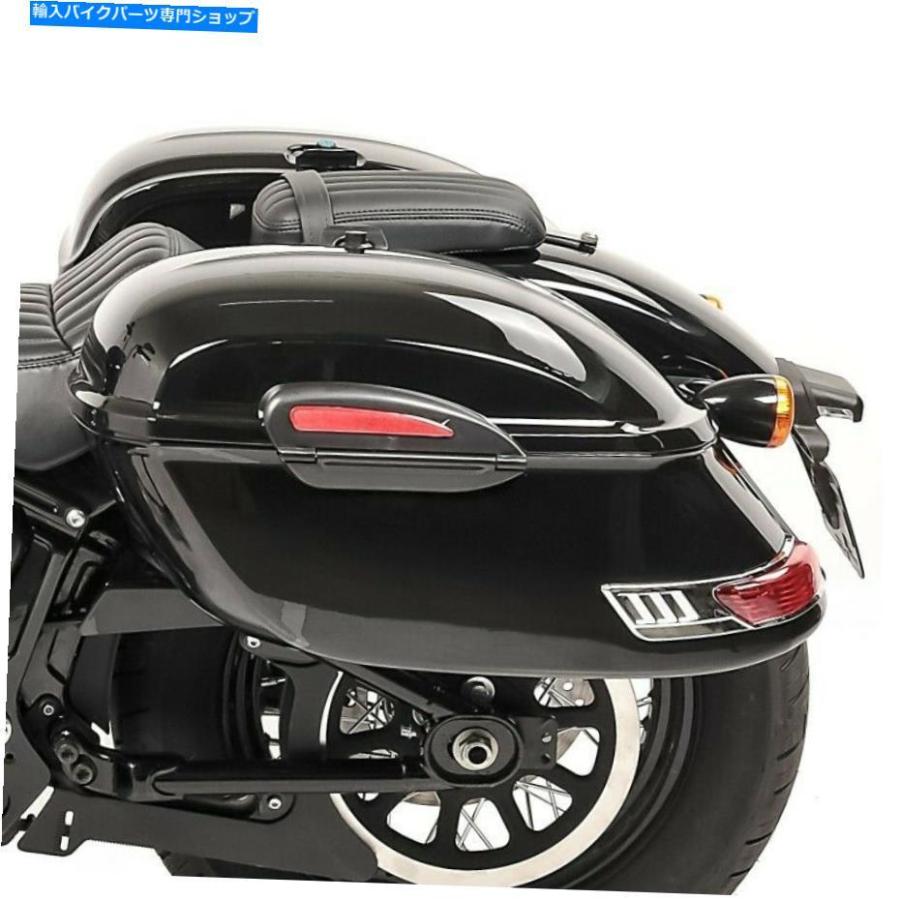 サイドバック ハーレーソフト標準のハードサドルバッグ標準2020サイドケース取り外し可能なデラウェア Hard saddlebags for