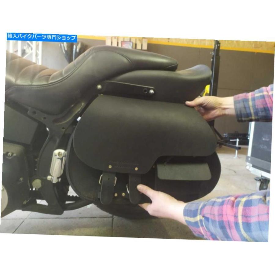 サイドバック オートバイ荷物サドルバッグ、純正革 Motorcycle luggage saddle bags, genuine leather