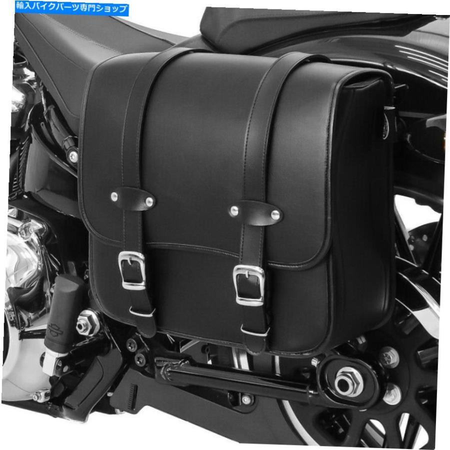 サイドバック サドルバッグ17L +のサポートハーレーソフトデラックス18-20 Saddlebag 17L + support detachable for Harley Softail Deluxe 18-20 lefの画像
