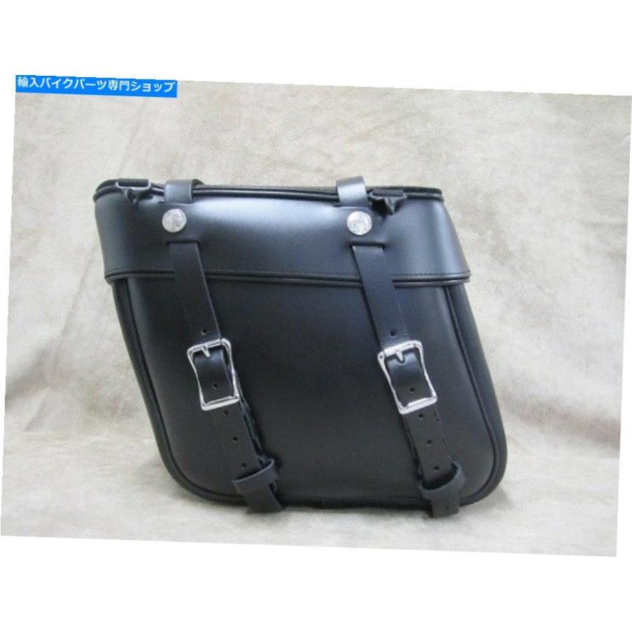 サイドバック レザーオートバイサドルバッグデラックスわずかな角度 - なめし革細工物 Leather Motorcycle Saddlebags Deluxe Slight Angle - The Leath その他フレーム関連用品-フレーム