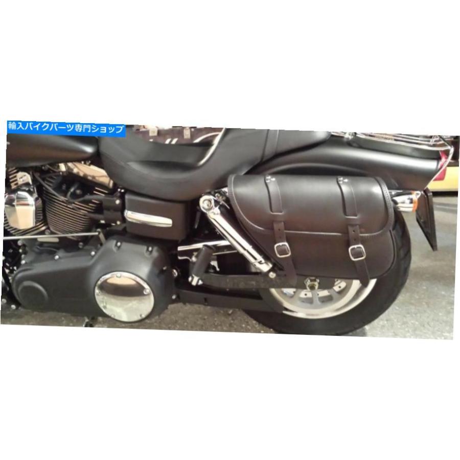 売却済みFXD サドルバッグ ハーレー・FXDF用 Lamellar レザーカバード・ラージ ハード